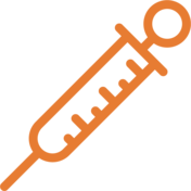 Syringe icon.