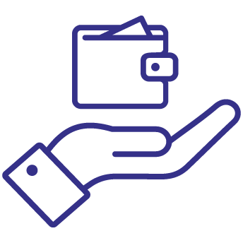 Financial support icon.